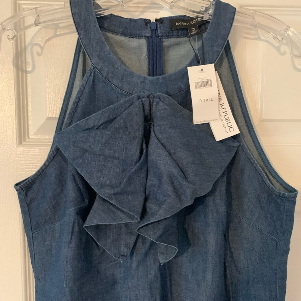 Banana Republic Sleeveless Dress - Chambray